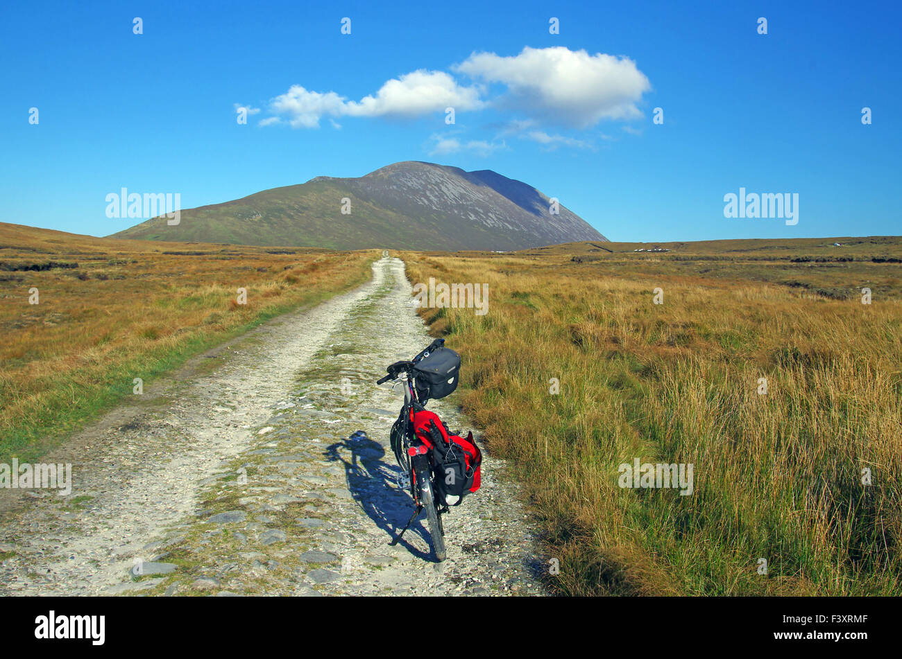 Touring su Achill Island Foto Stock