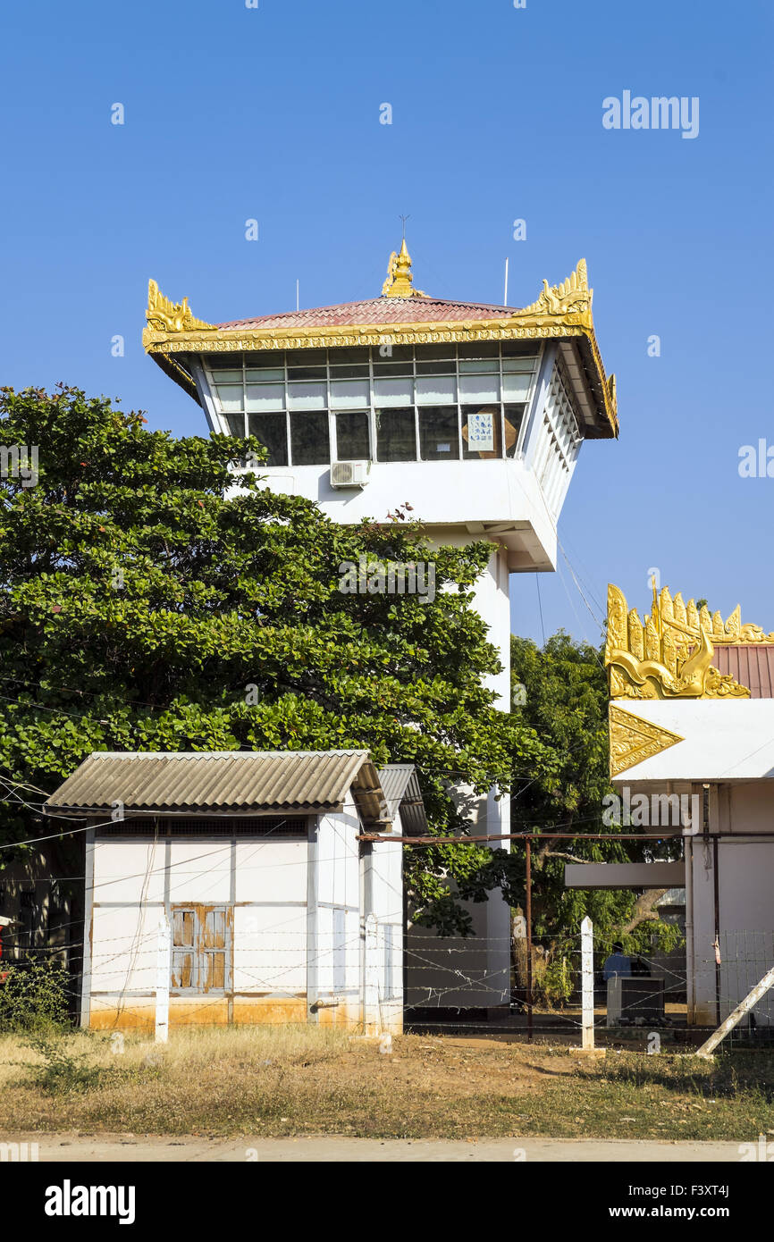 Torre di Nyaung U Aeroporto, Divisione Mandalay Foto Stock