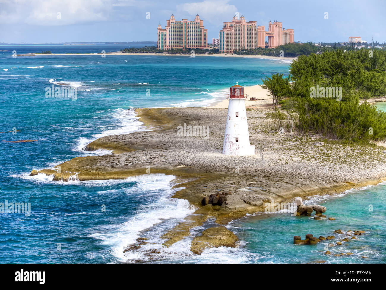Hotel Atlantis, Paradise Island Foto Stock