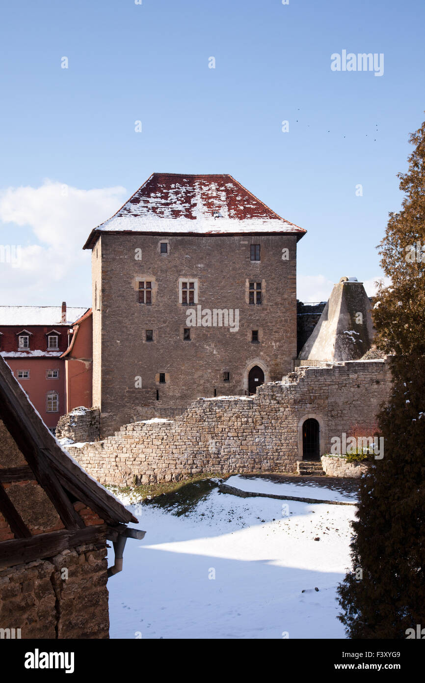 Il castello di cortile Kapellendorf Foto Stock