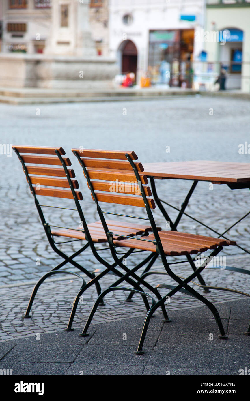 Sedi di un sedile libero Foto Stock