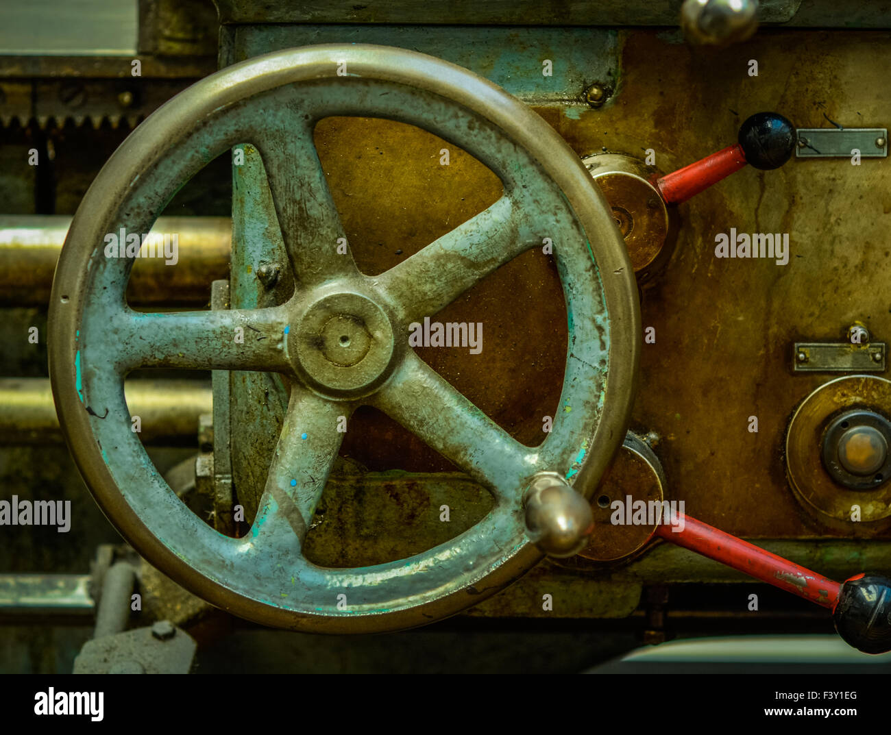 Vintage Macchine Industriali Foto Stock