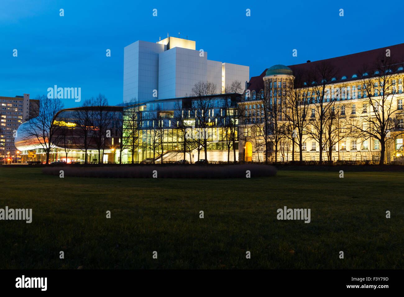 Biblioteca nazionale tedesca, Lipsia, Sassonia Foto Stock