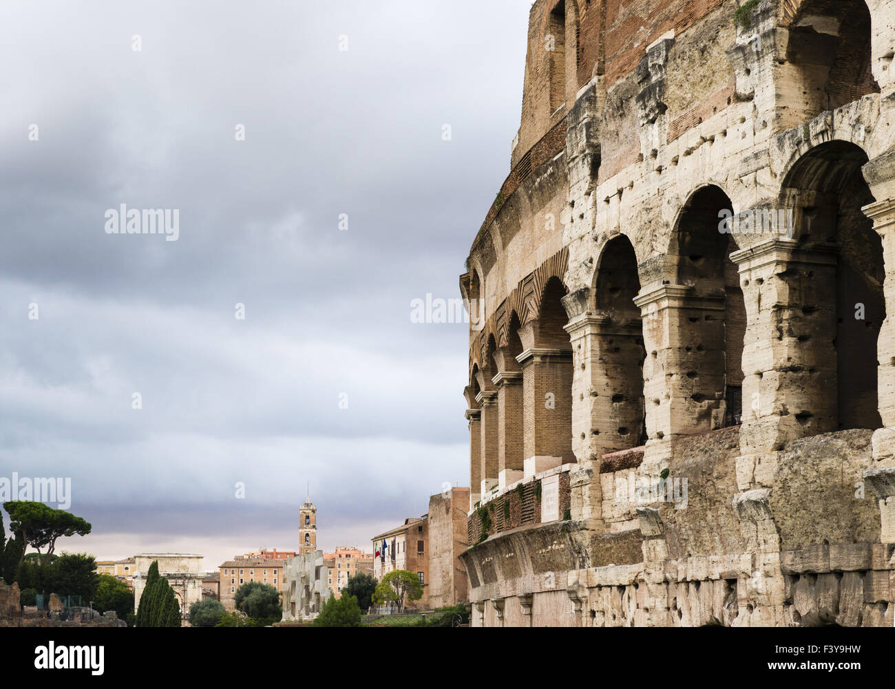 Colosseo, Roma Foto Stock