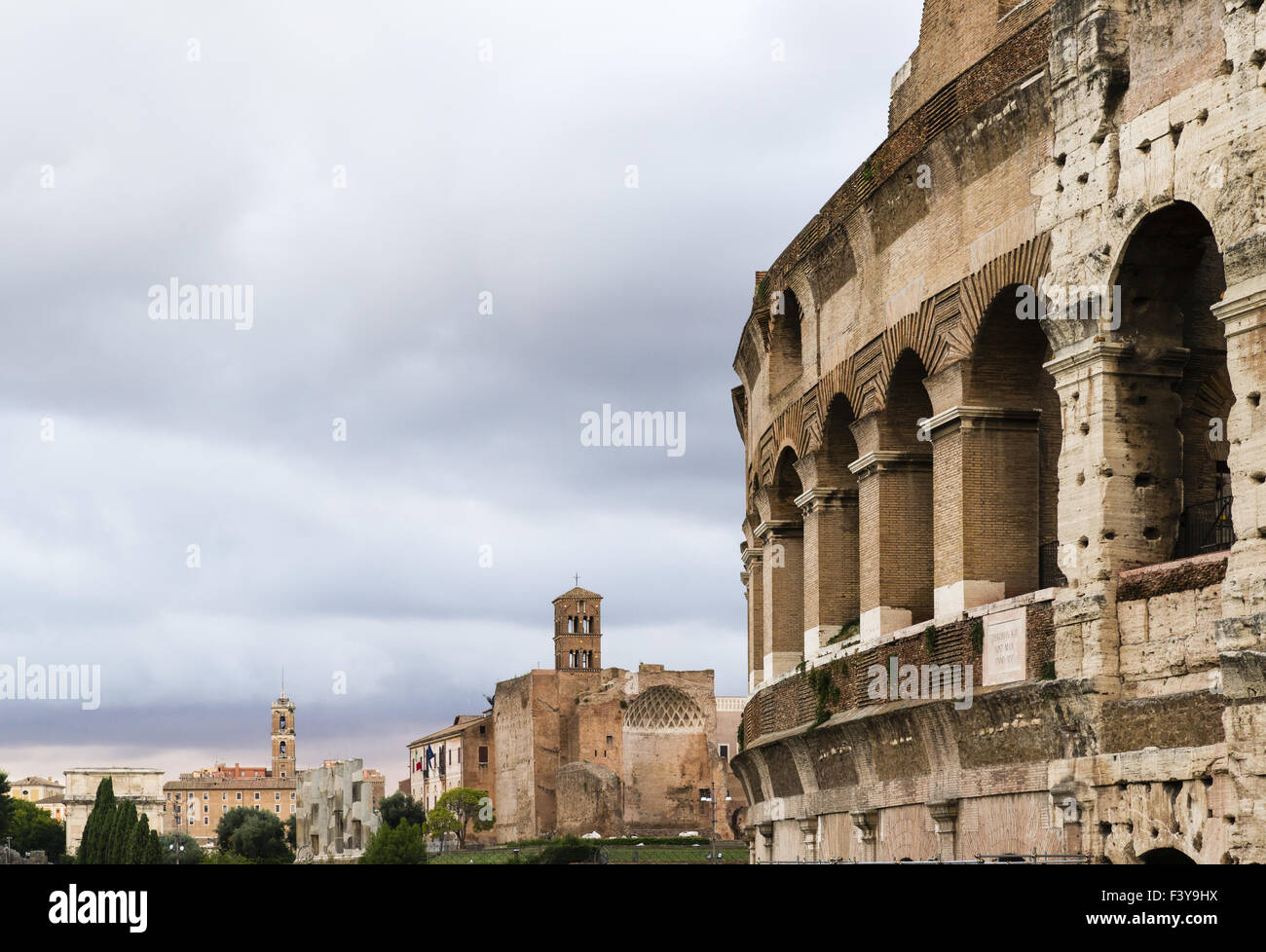 Colosseo, Roma Foto Stock