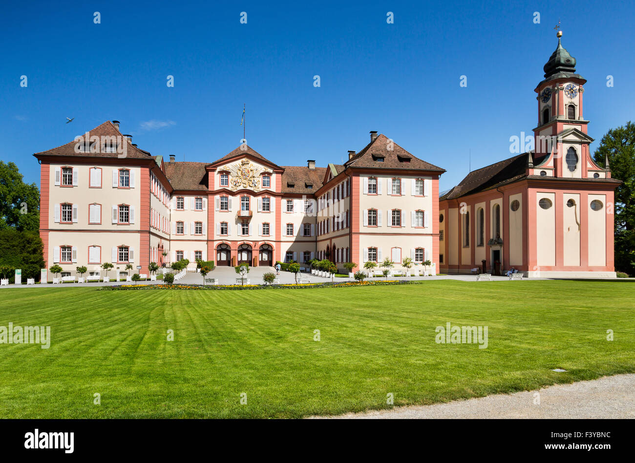 Palazzo barocco. Isola di Mainau, Germania Foto Stock