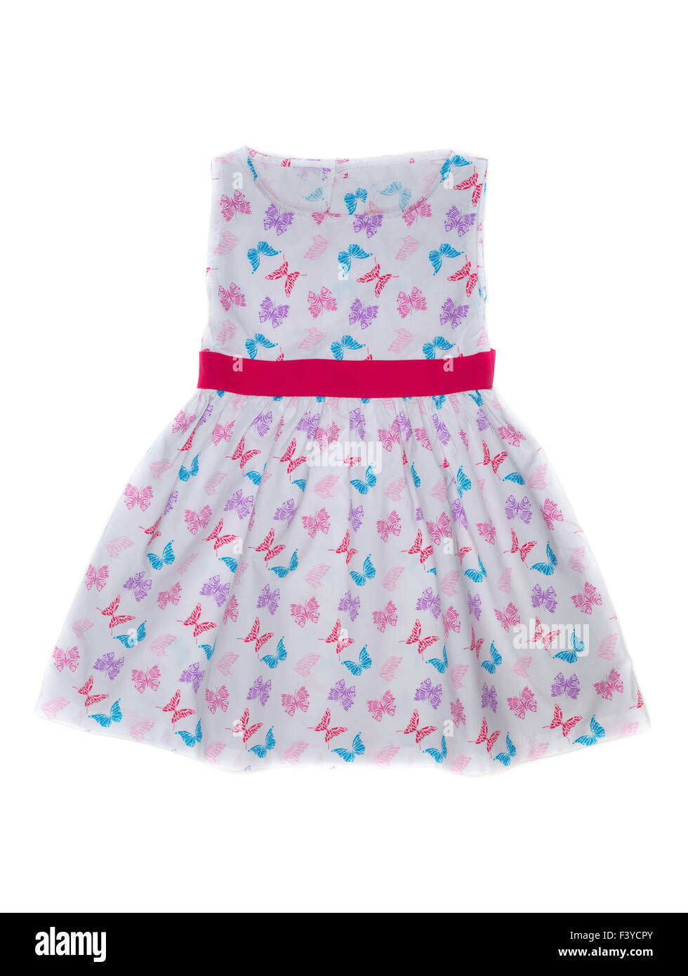 Abito bambino con configurazione a farfalla. Foto Stock