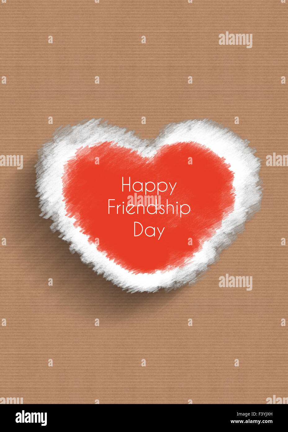 Felice amicizia giorno, concetto di cuore Foto Stock