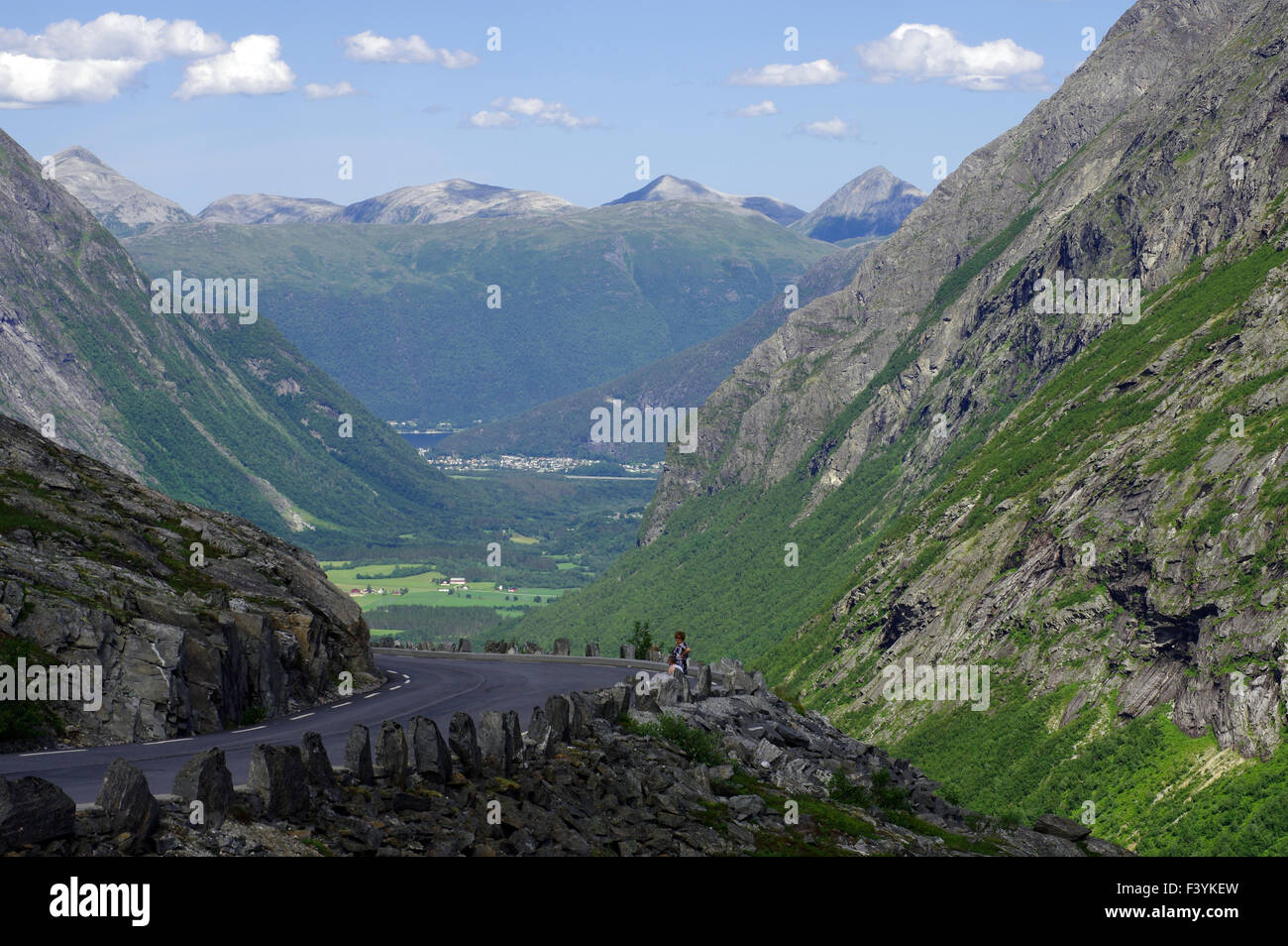Paesaggio di Trollstigen Foto Stock
