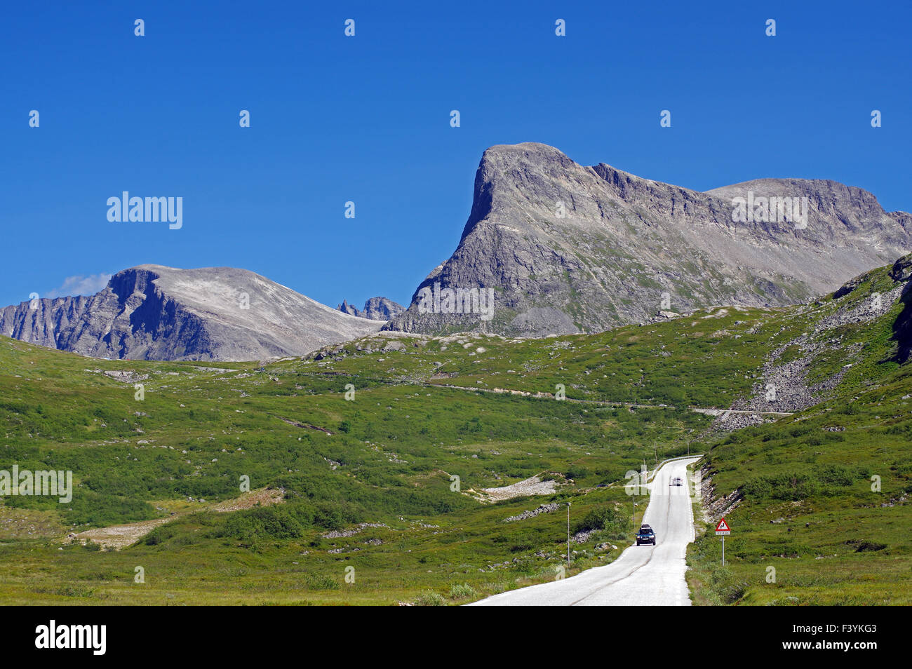 Paesaggio di montagna intorno Trollstigen Foto Stock