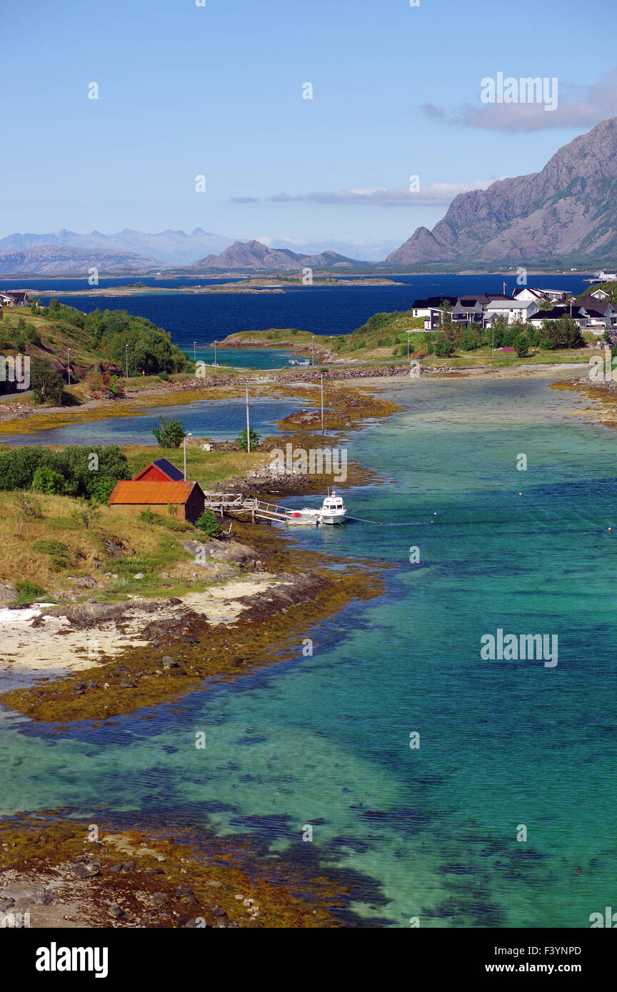 Vicino a Bronnoysund Foto Stock