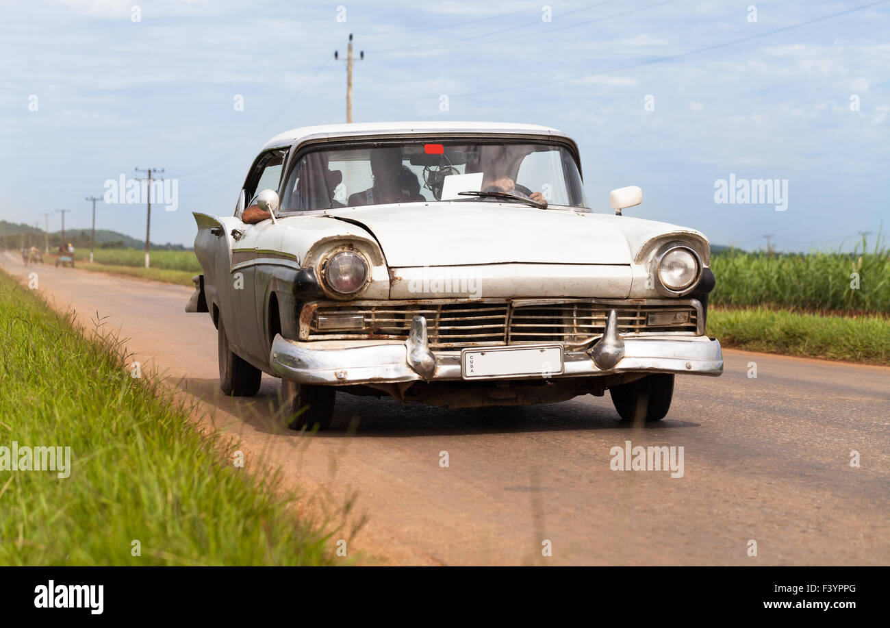 Cuba American classic car 7 Foto Stock