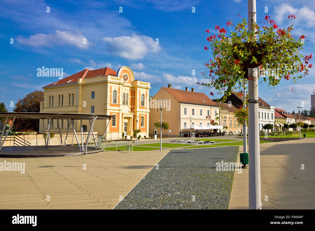 Città di Krizevci sinagoga view Foto Stock