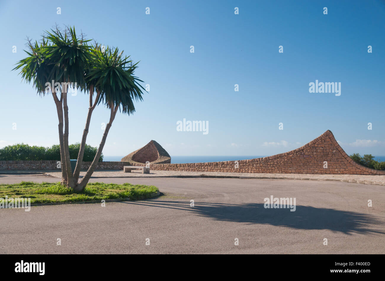 Sa Torre di palme Foto Stock