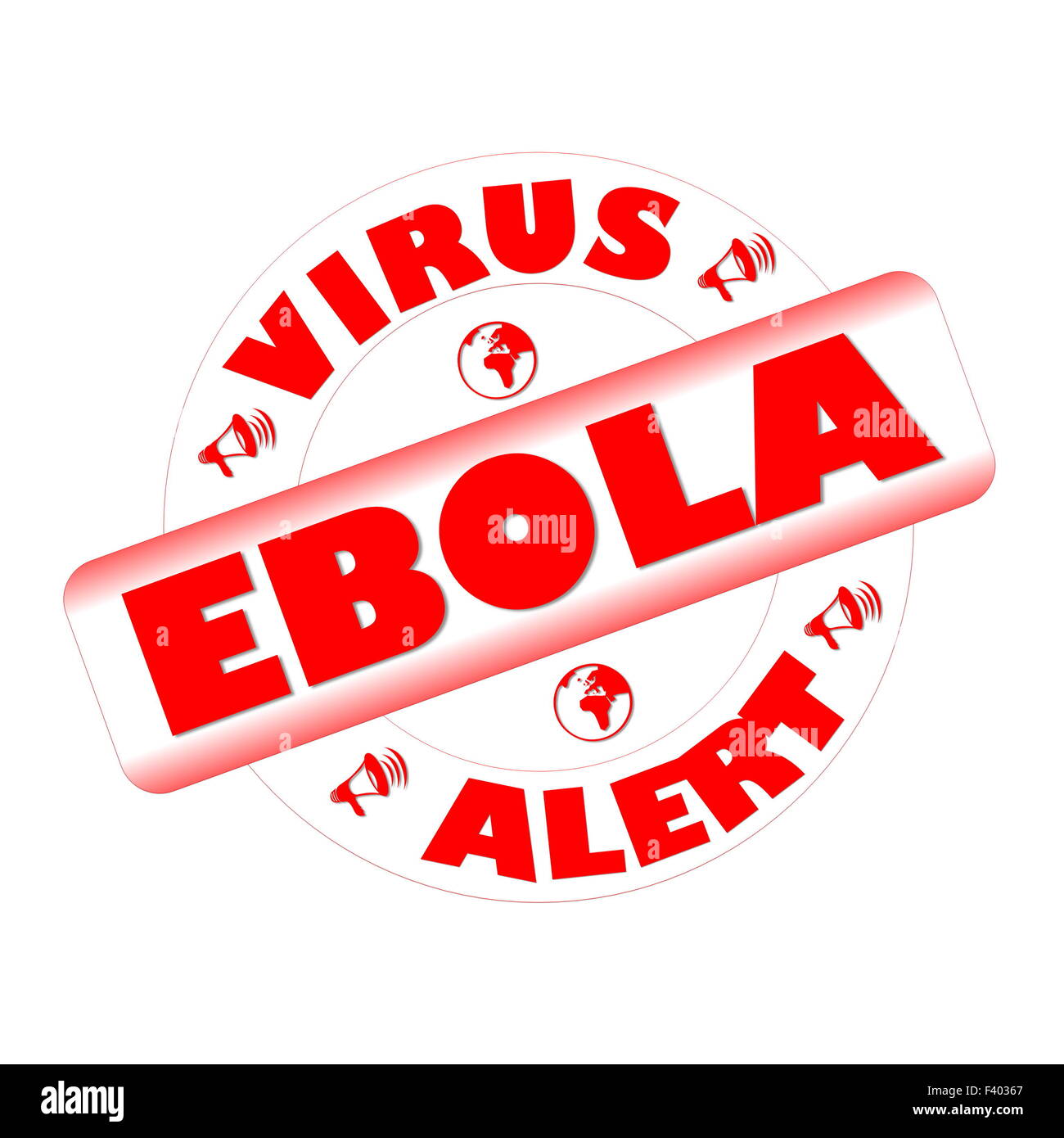 Bollo di Ebola Foto Stock