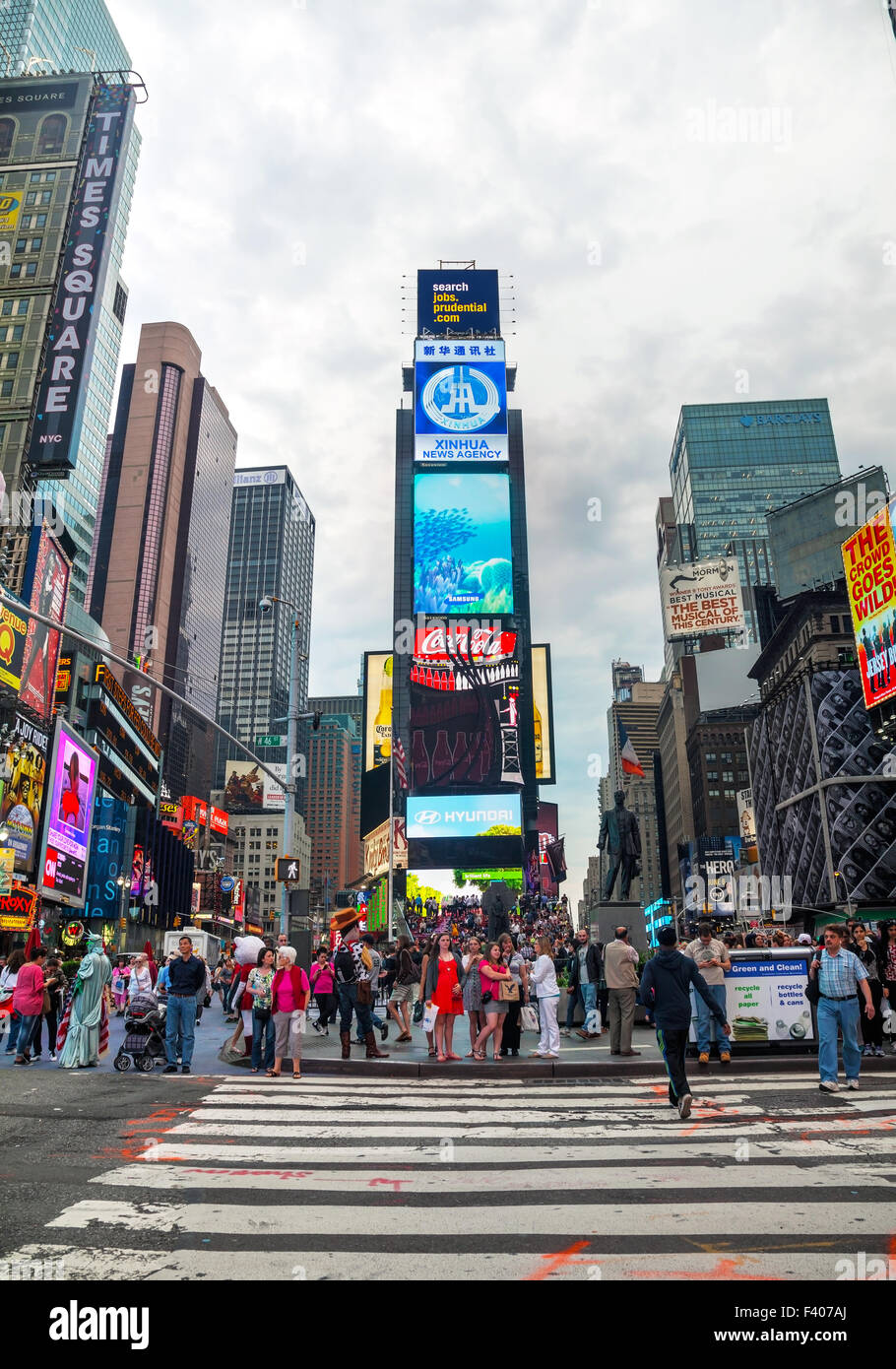 Times Square a New York City Foto Stock