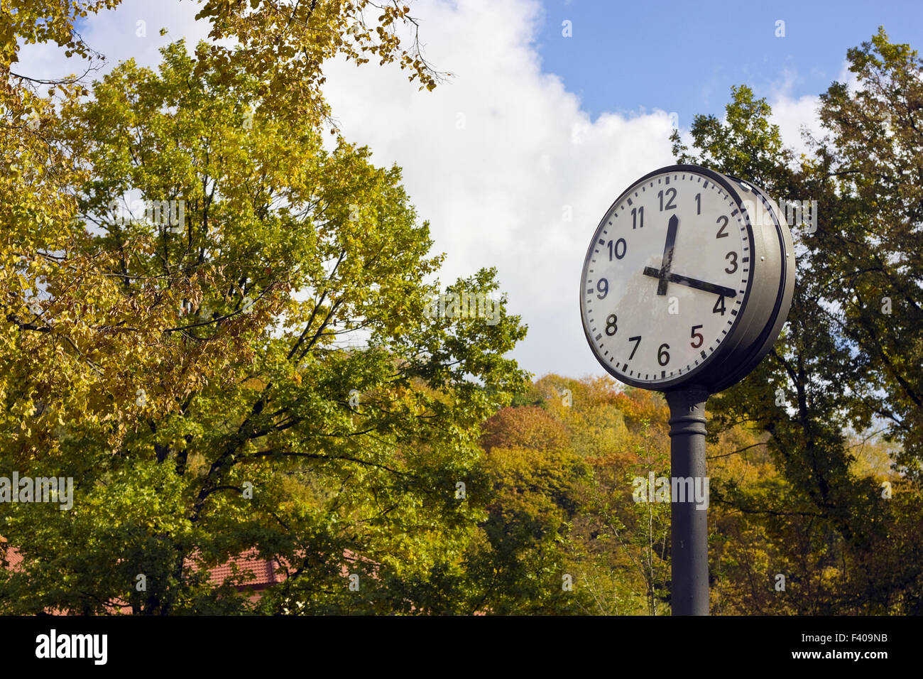 In autunno il concetto di tempo Foto Stock