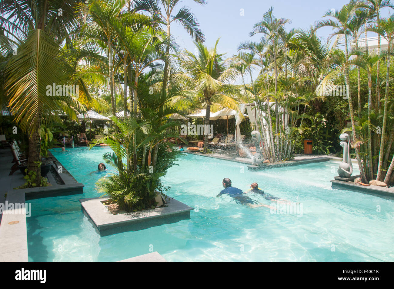 Essenza Hoi An Hotel and Spa è un hotel boutique appena al di fuori della antica città di Hoi An sulla costa centrale del Vietnam Foto Stock