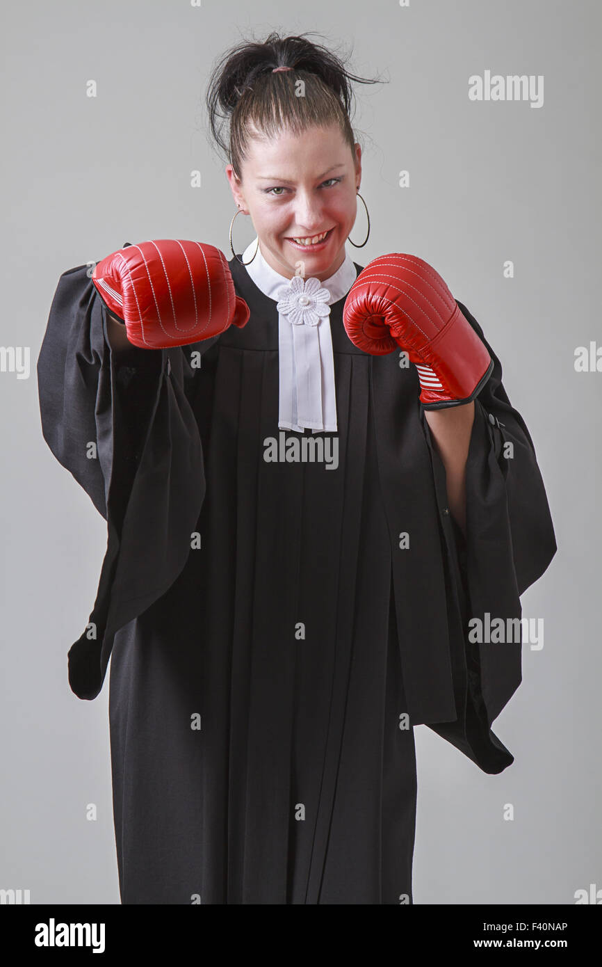 Combattente di avvocato Foto Stock