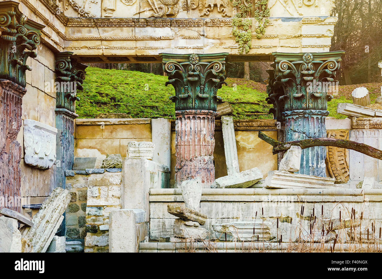 Le rovine romane Foto Stock