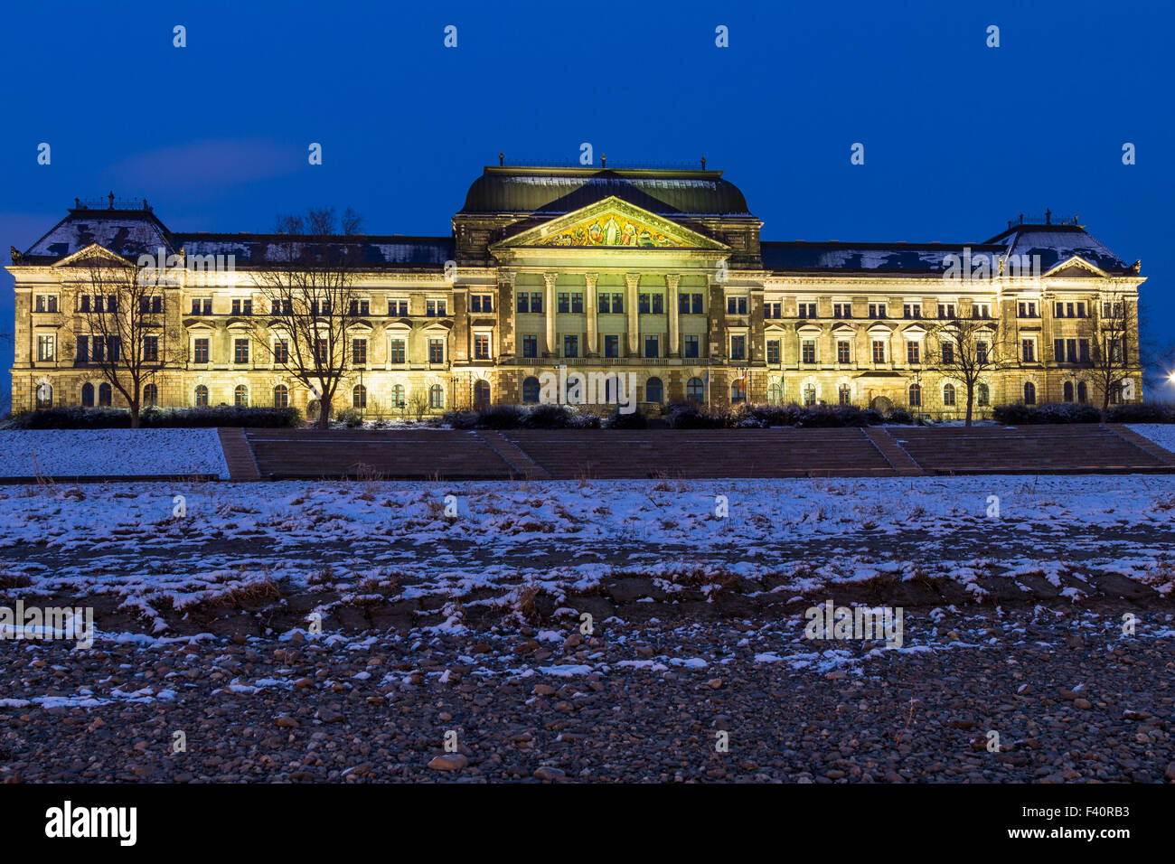 Ministero delle Finanze, in Sassonia, in Dresden Foto Stock