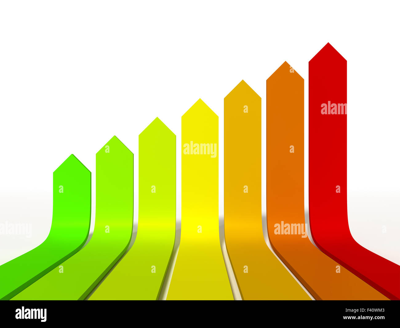 Efficienza energetica graphic Foto Stock