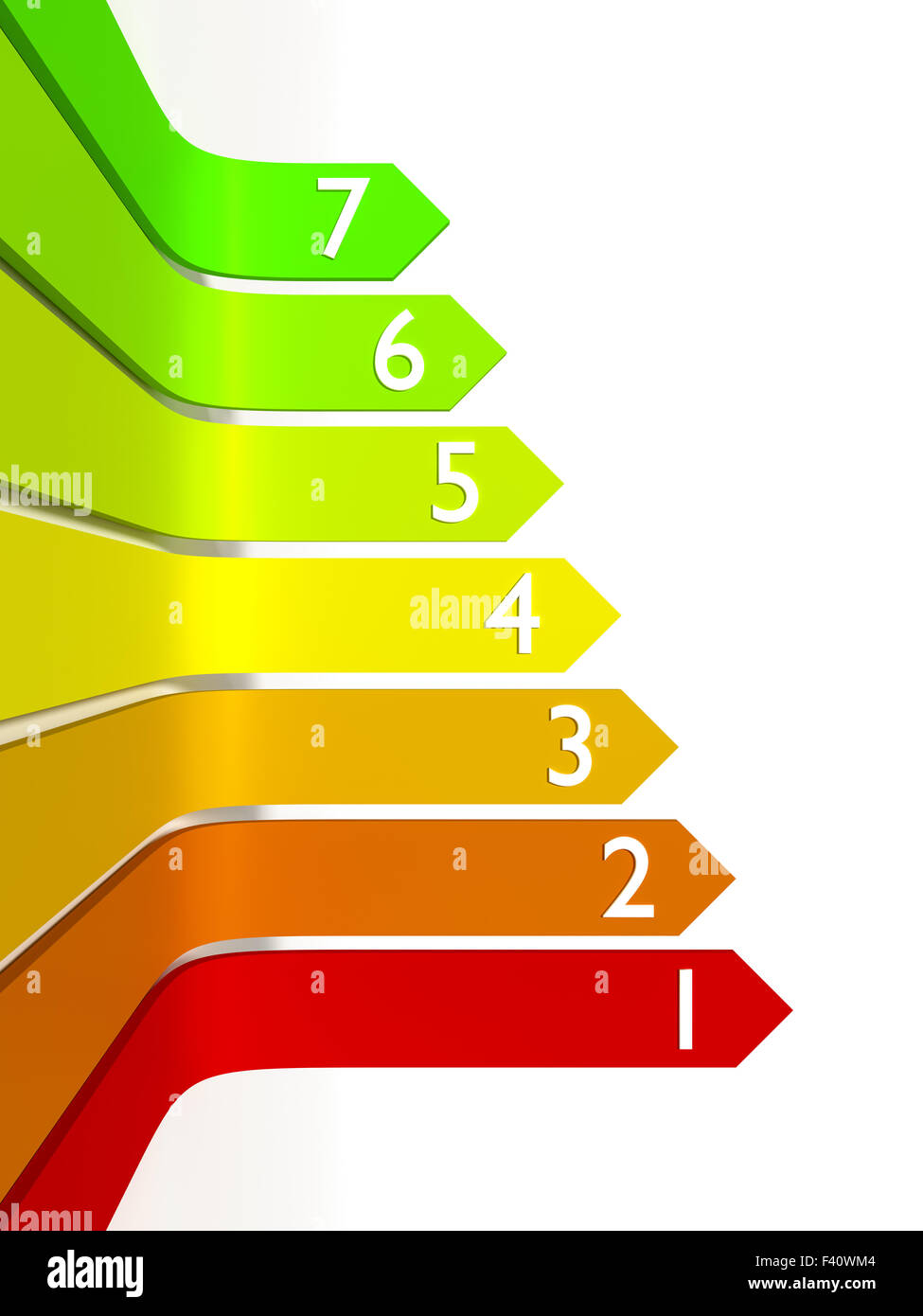 Efficienza energetica graphic Foto Stock