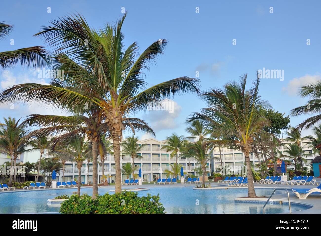 Hotel dei Caraibi e la piscina Foto Stock