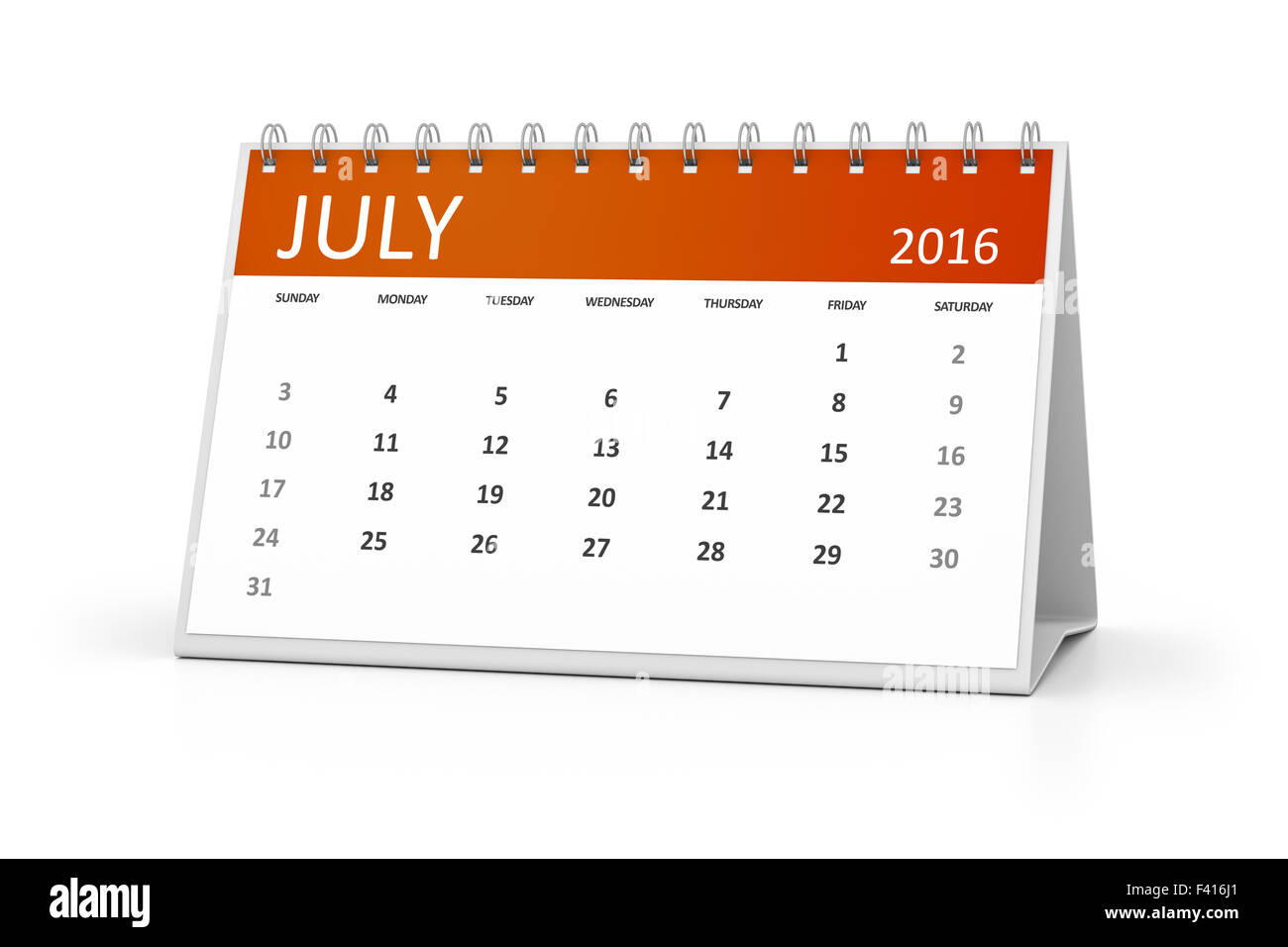 calendario da tavolo Foto Stock