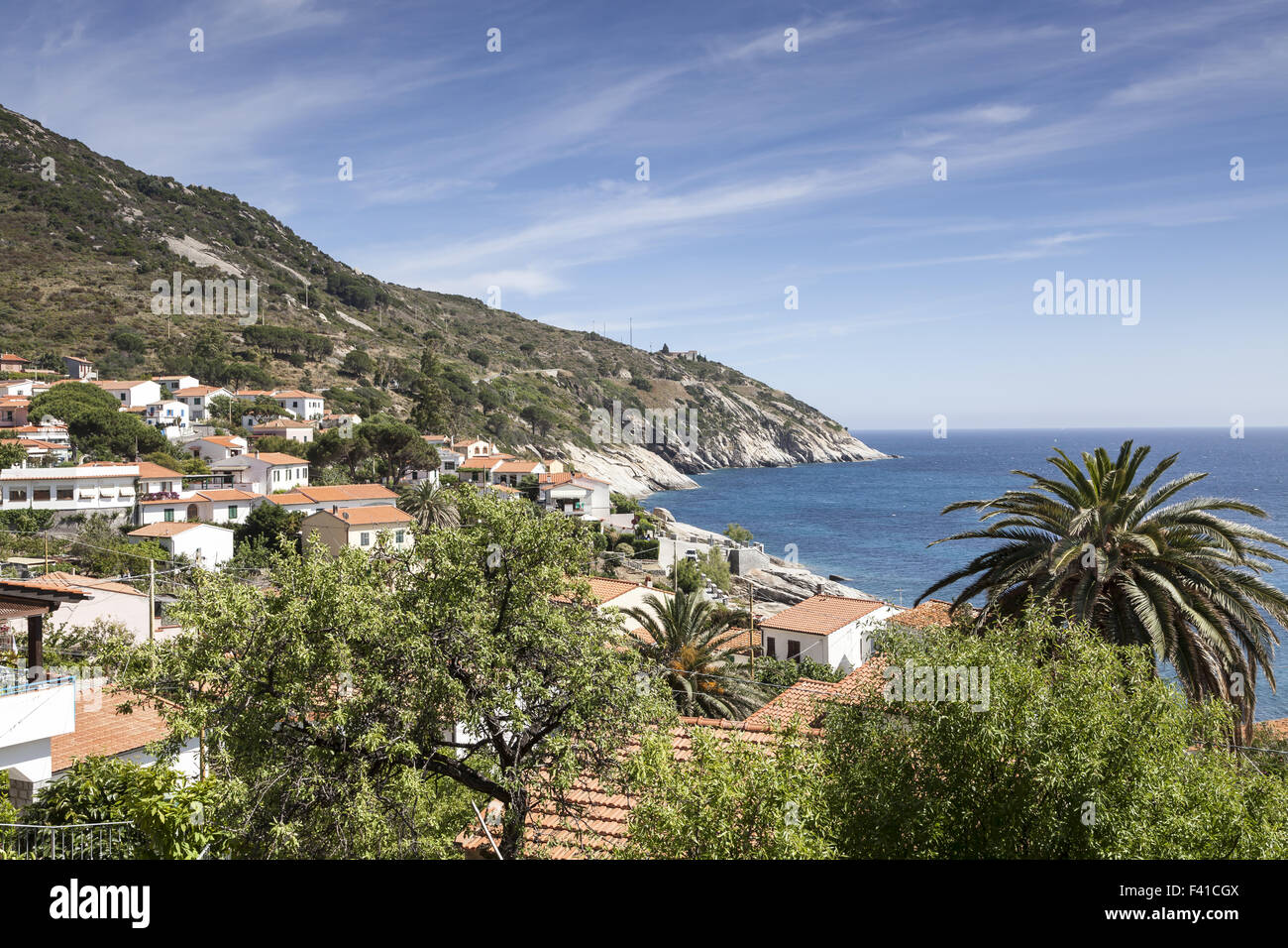 Costa, Isola d'Elba, Chiessi, Italia Foto Stock