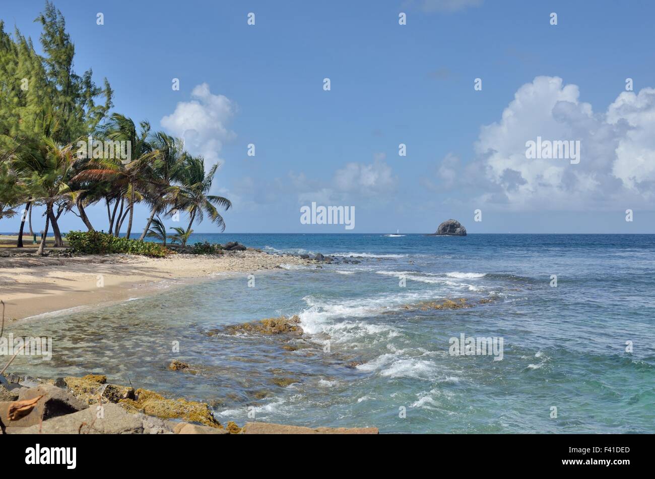 Gros Islet st Lucia Foto Stock