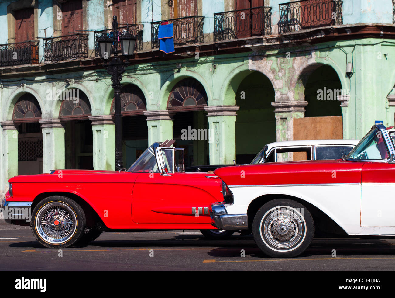 Storico Oldtimer cubano Foto Stock