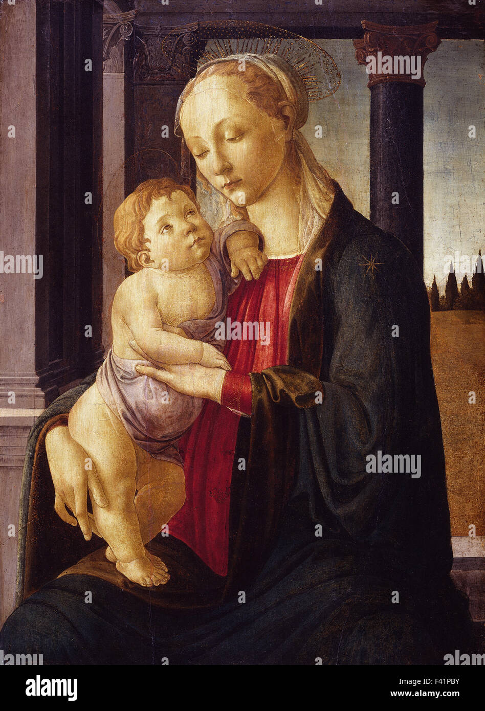 Sandro Botticelli - Madonna col Bambino Foto Stock