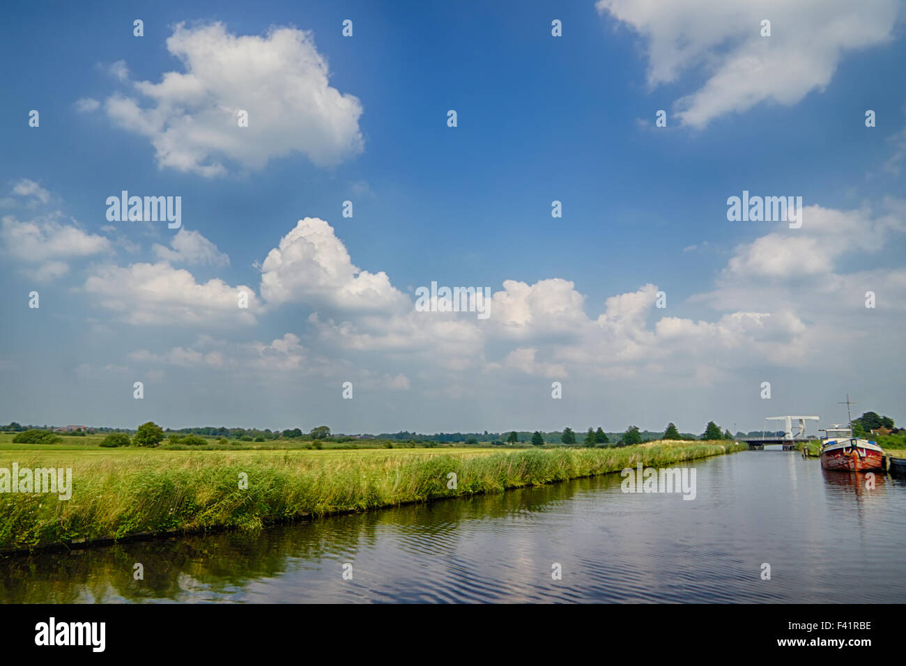 Sull'acqua Foto Stock