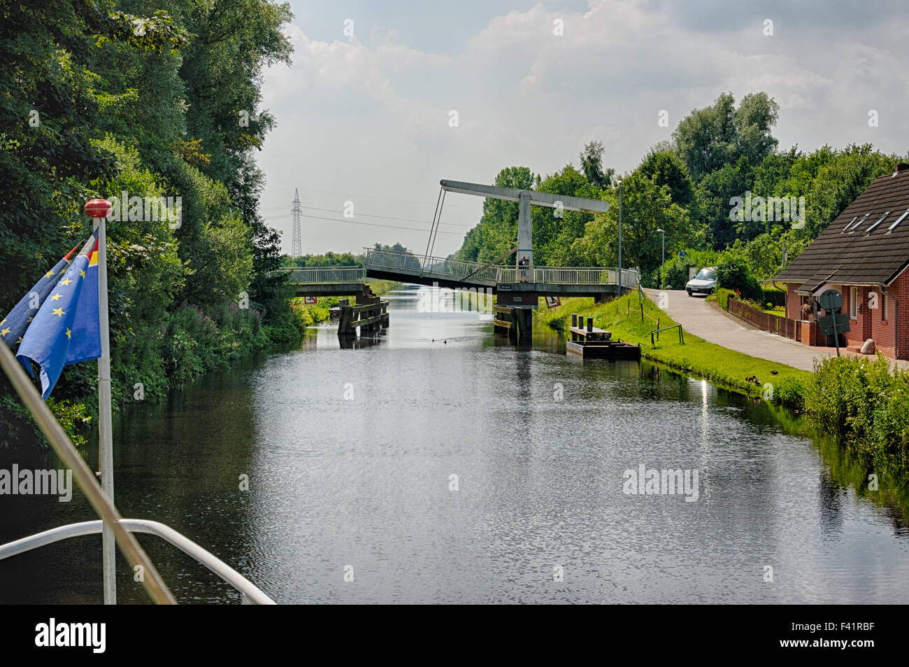 Sull'acqua Foto Stock