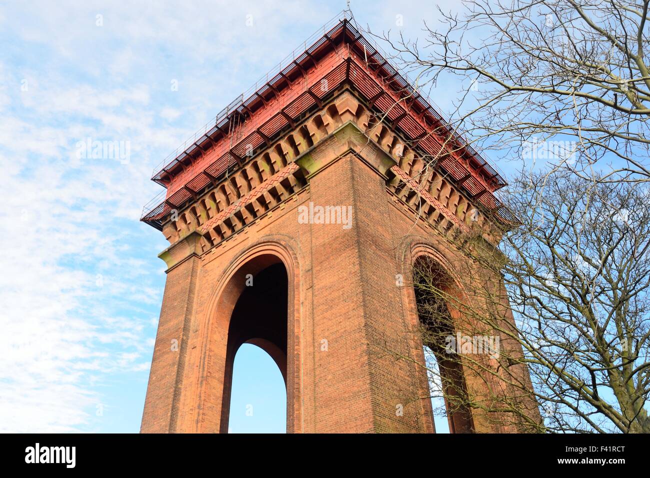 Victorian water tower Foto Stock