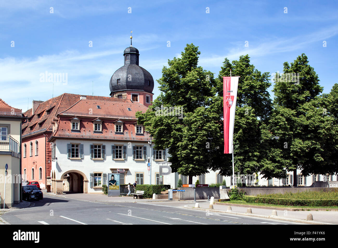 Ex Geyerswörth palazzo ora sede del consiglio edificio, Bamberg, Alta Franconia, Baviera, Germania Foto Stock