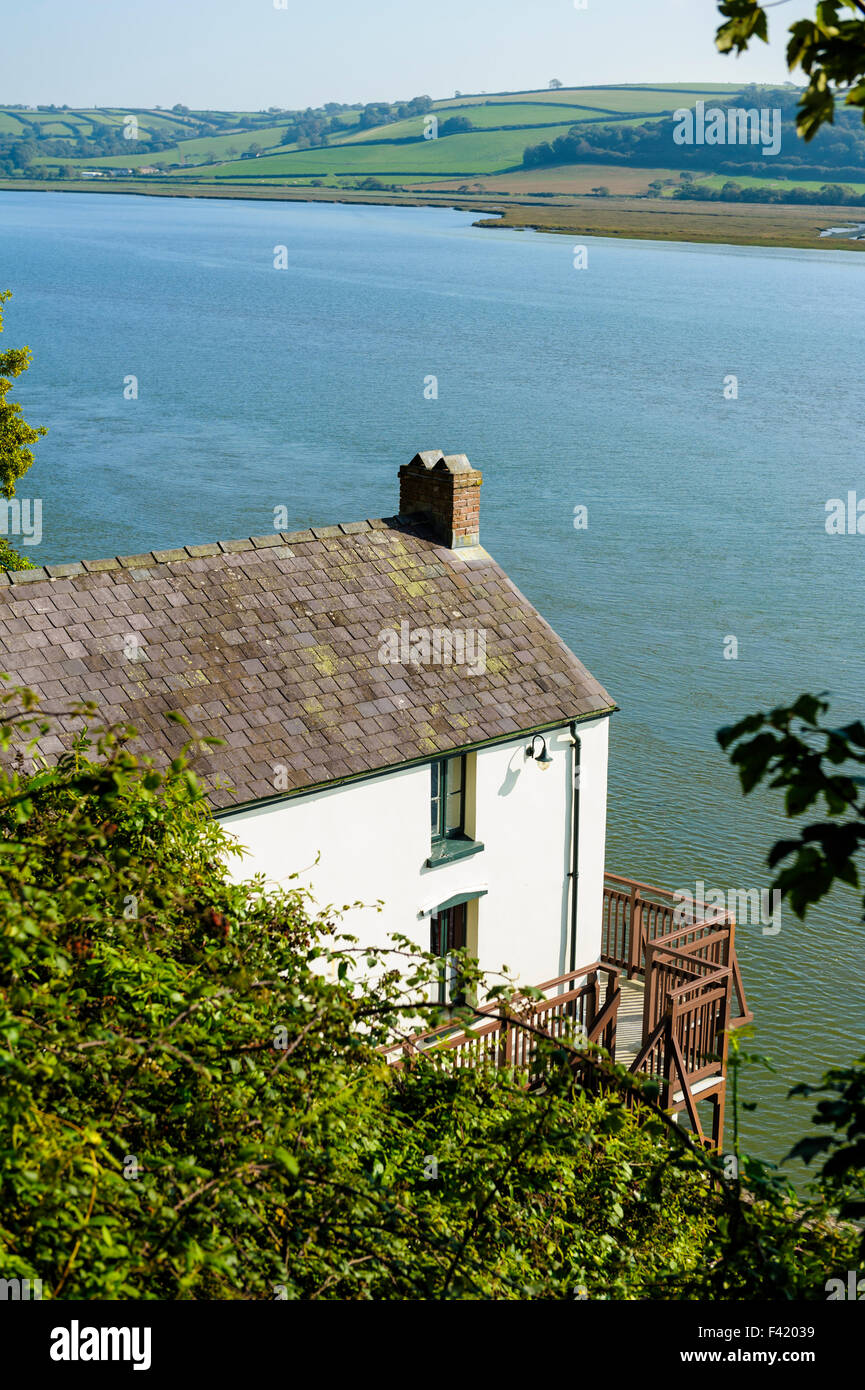 Dylan Thomas' boat house. Foto Stock