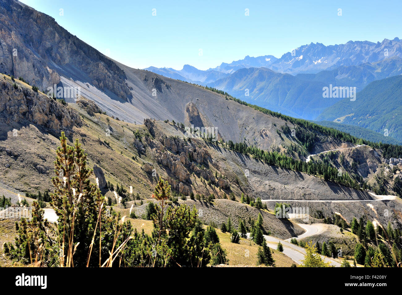 Casse Déserte, deserto di pietre nelle Alpi francesi, Col d'Izoard, sulle Alpi francesi, Francia, sulle Alpi francesi, Francia Foto Stock