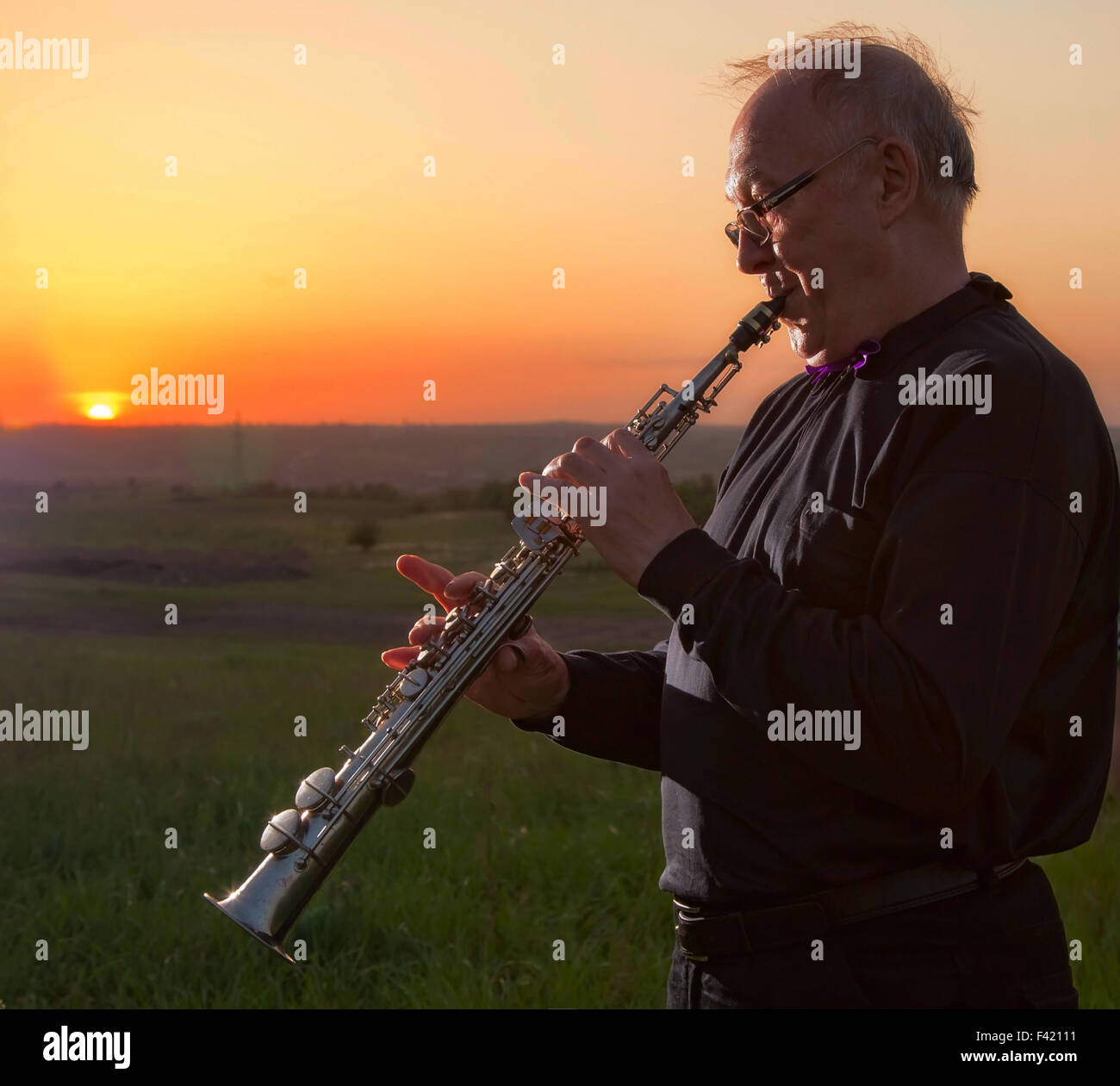 musicista Foto Stock