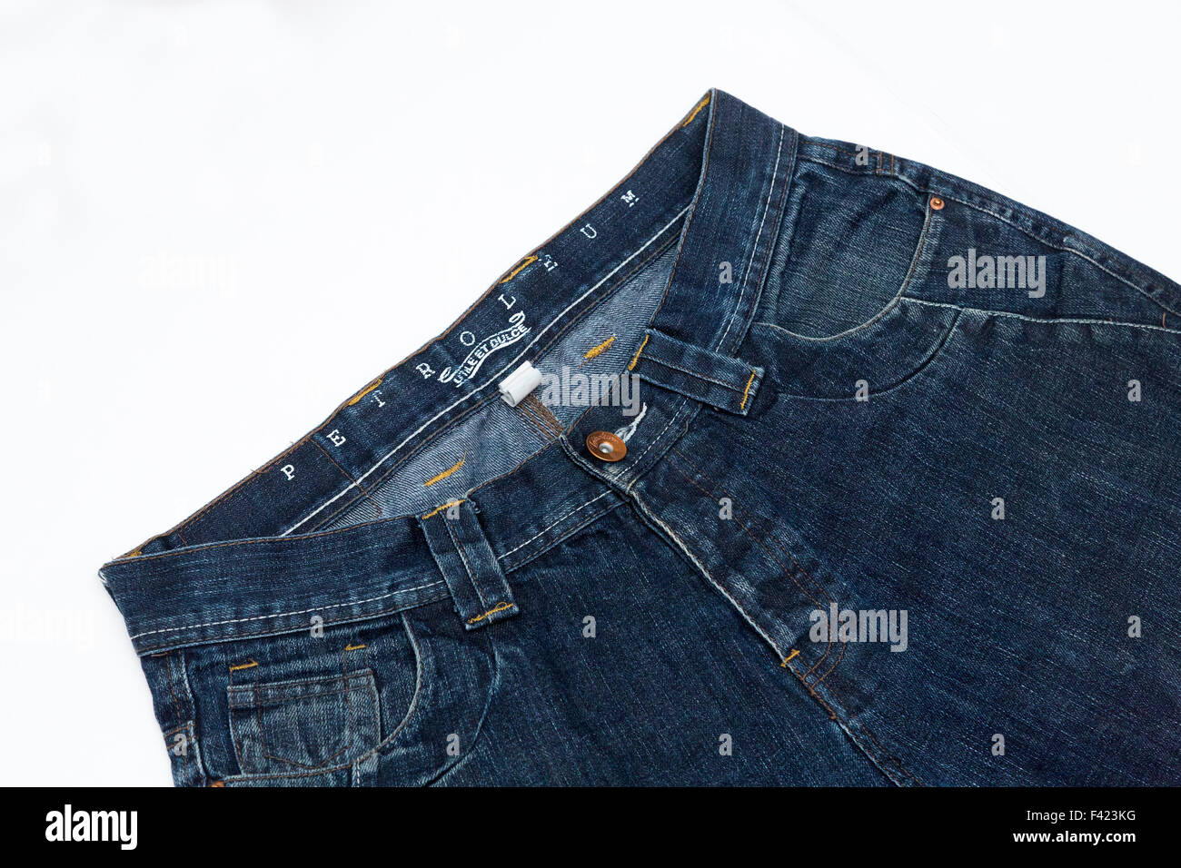 jeans in denim Foto Stock