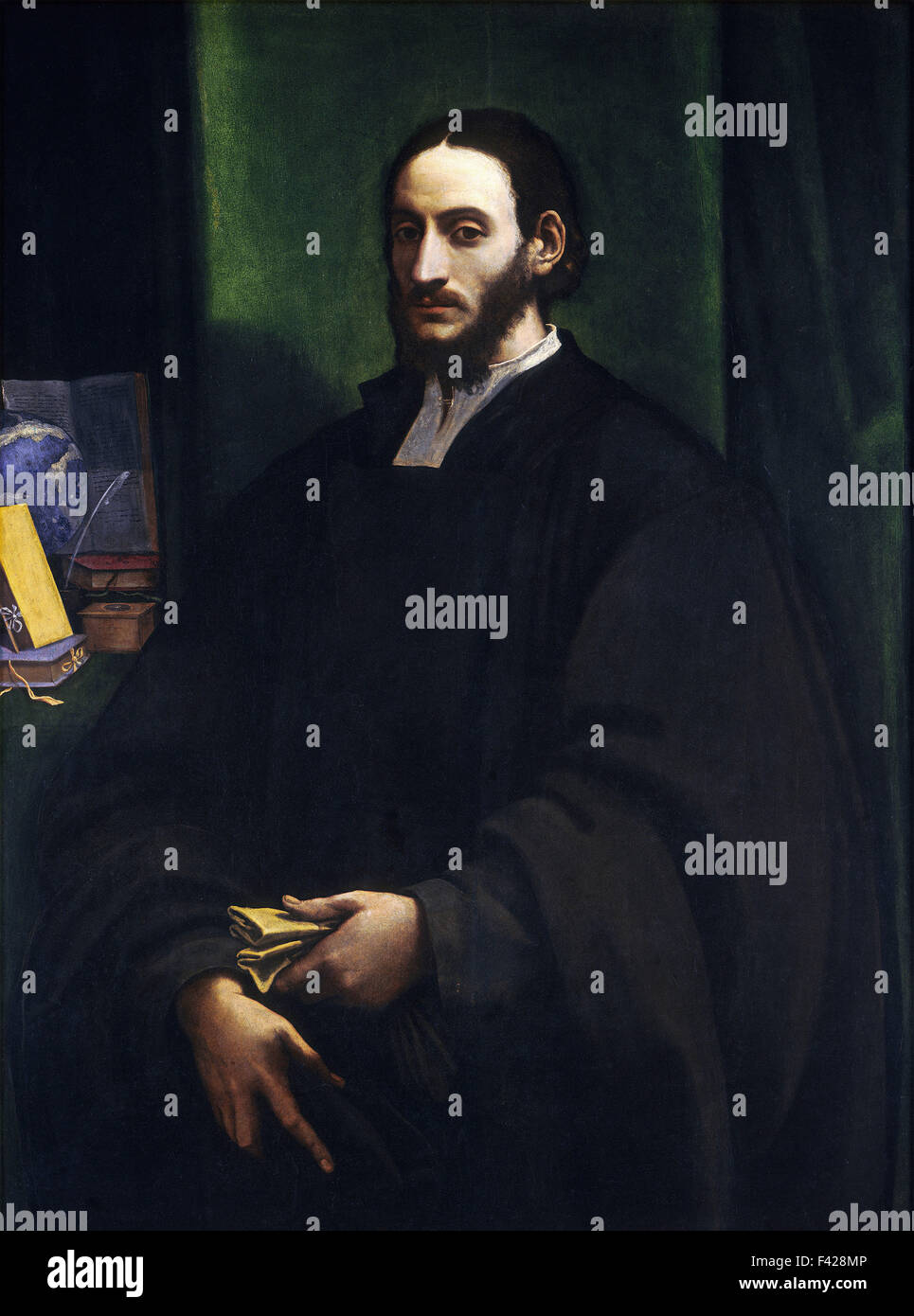 Sebastiano del Piombo - Ritratto di un umanista Foto Stock