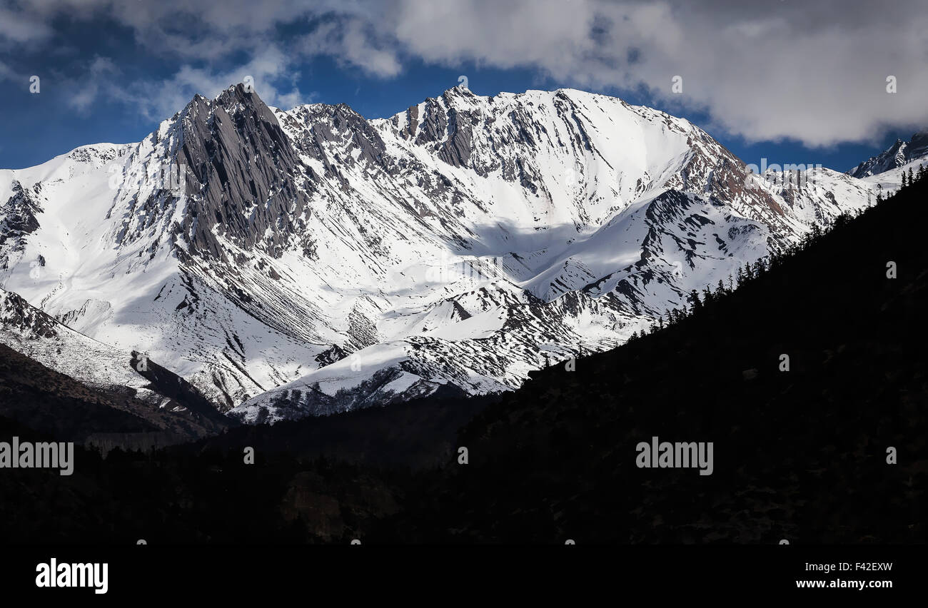 Montagne di Annapurna massif, Nepal. Foto Stock