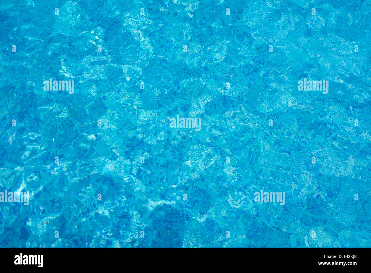 Acqua di piscina Foto Stock