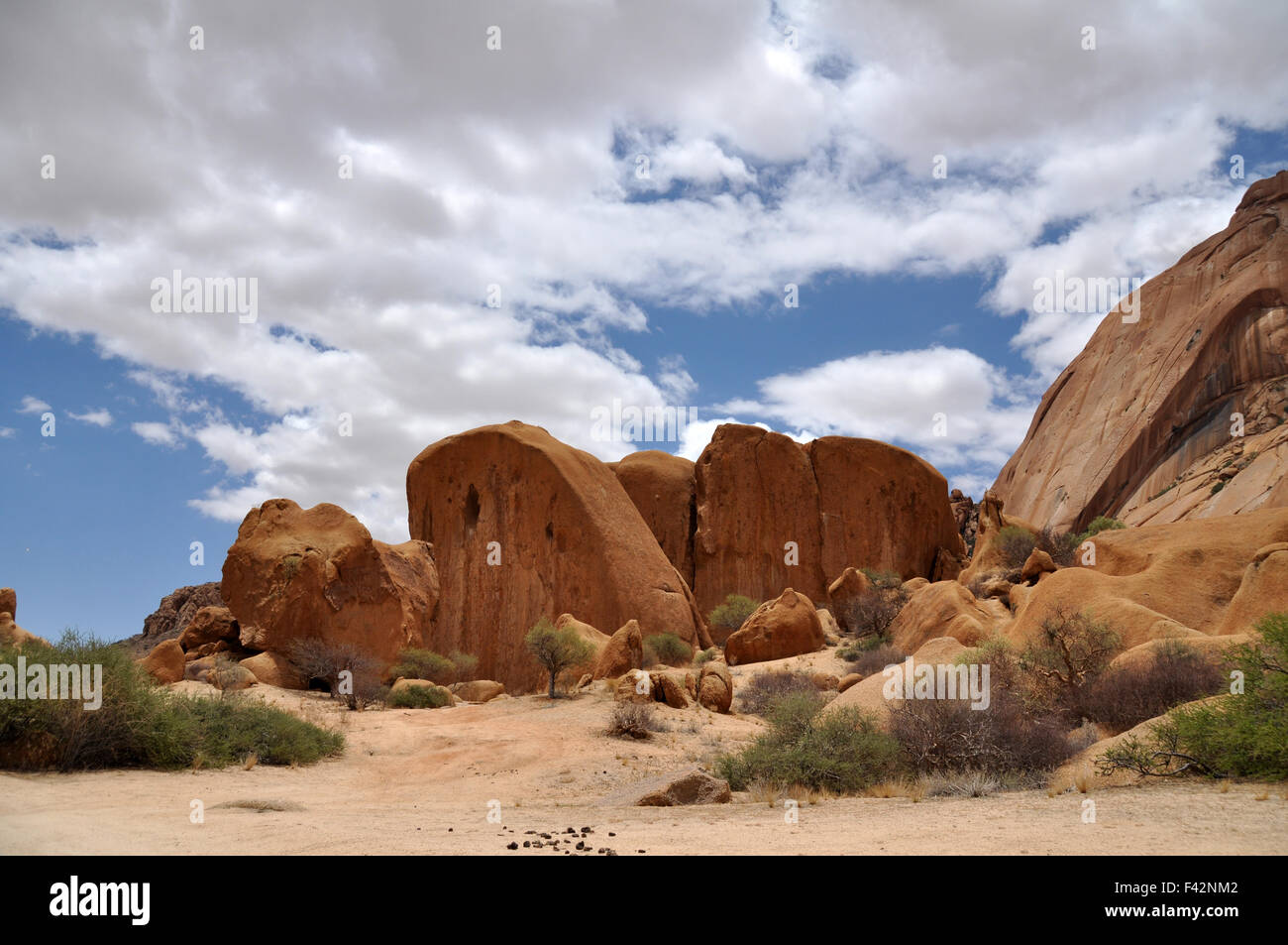 Antica massi nel deserto del Namib Foto Stock