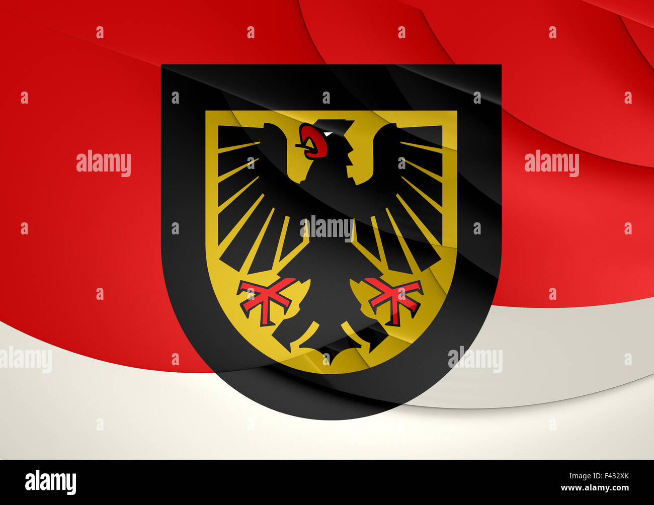 Digni Bandiera Tifosi Dortmund Bulldog Ruhrpott - 90 X 150 Cm - Foto 3