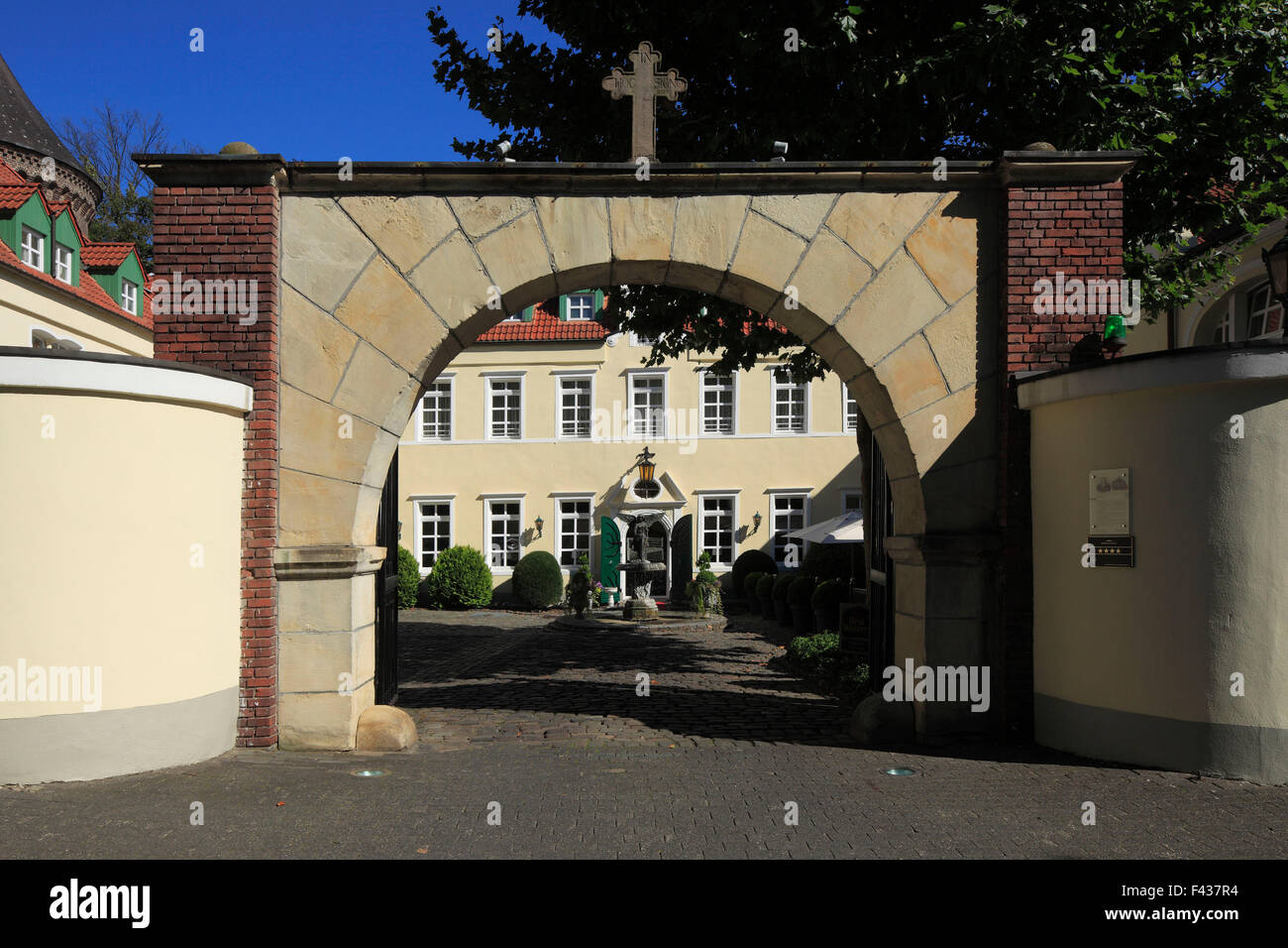 Engelsburg in Recklinghausen, Ruhrgebiet, Renania settentrionale-Vestfalia Foto Stock