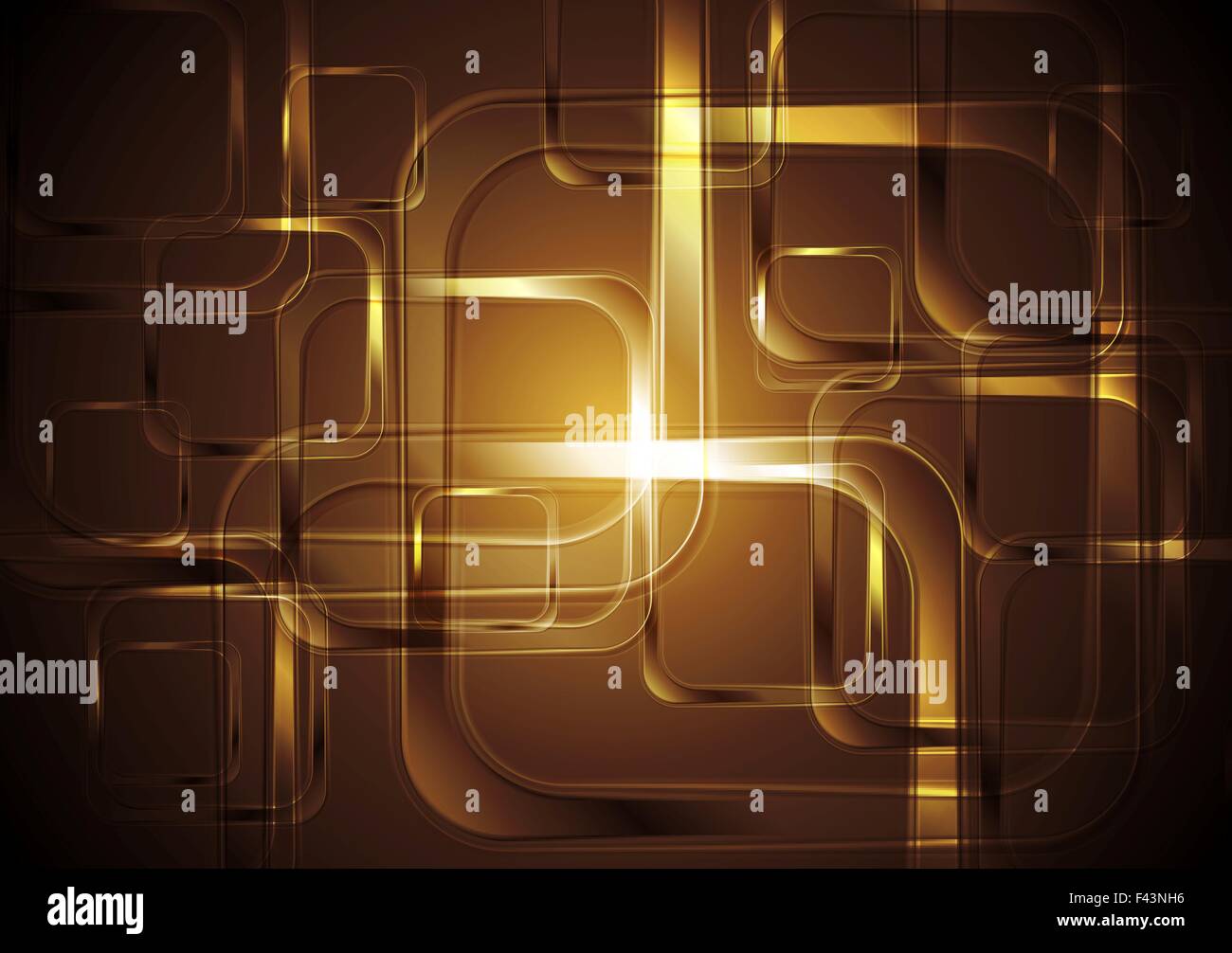 Quadratini luminosi abstract background tecnico Foto Stock