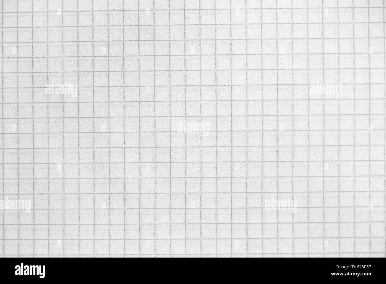 Una parte della superficie della carta a scacchi. macro Foto Stock