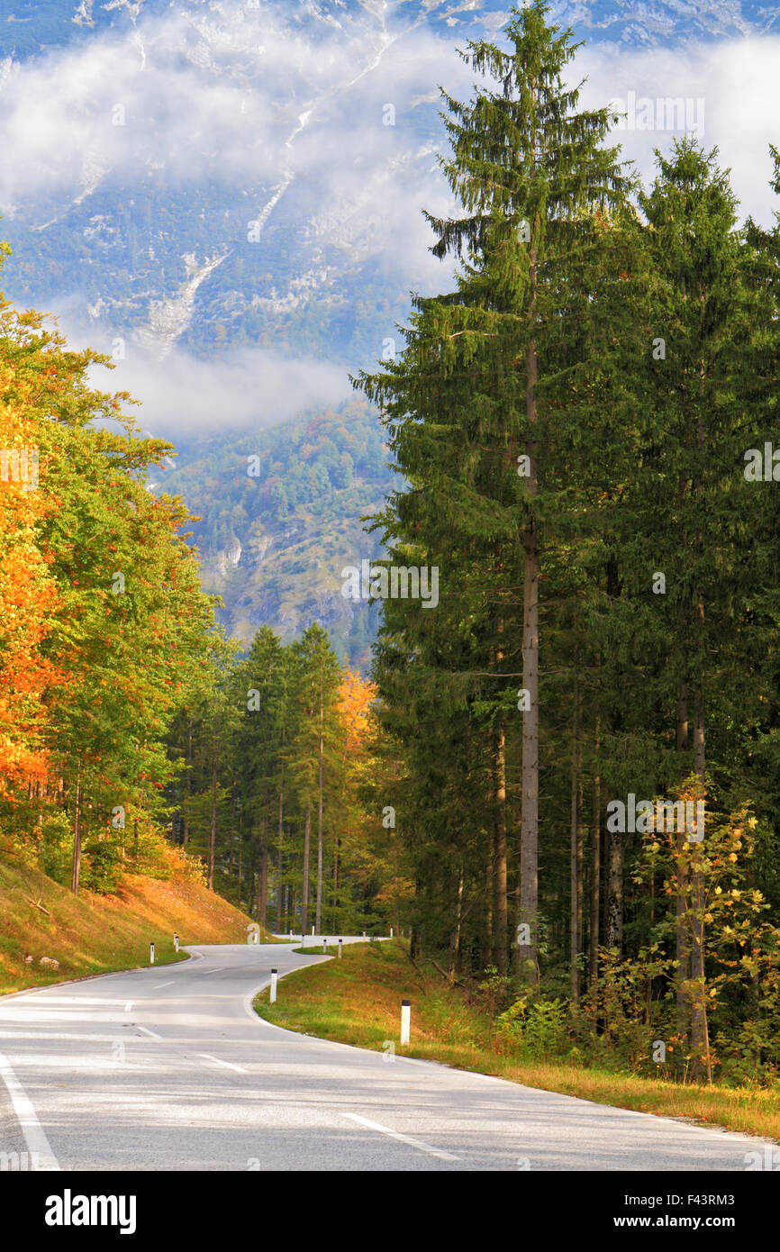 Bella giornata nelle Alpi austriache Foto Stock